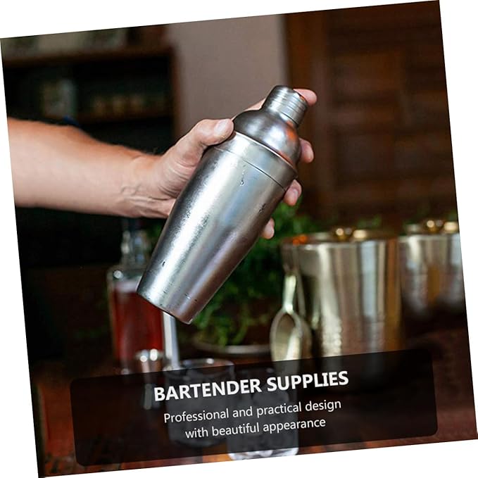 Set de Coctelera de Acero Inoxidable Unomor 3 Piezas miniatura 2