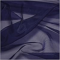 Vista 4 de MDS - Tela de organza de Navidad de 10 yardas, 44 pulgadas de ancho, tela de tul transparente brillante para decoración de fiesta de Año Nuevo