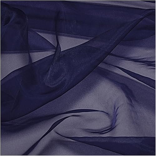 Miniatura 4 de MDS - Tela de organza de Navidad de 10 yardas, 44 pulgadas de ancho, tela de tul transparente brillante para decoración de fiesta de Año Nuevo,