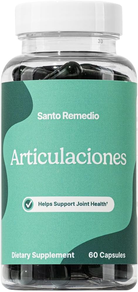 Santo Remedio - Joints, Joint Health Support, Promotes Joint Comfort and Function, Contains Clinically Proven Ingredients