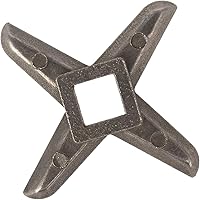 Vista 1 de Accesorios universales para moler carne a mano - SIze #5 - Cuchillas de acero para amoladora eléctrica - Cuchillo de repuesto para corte
