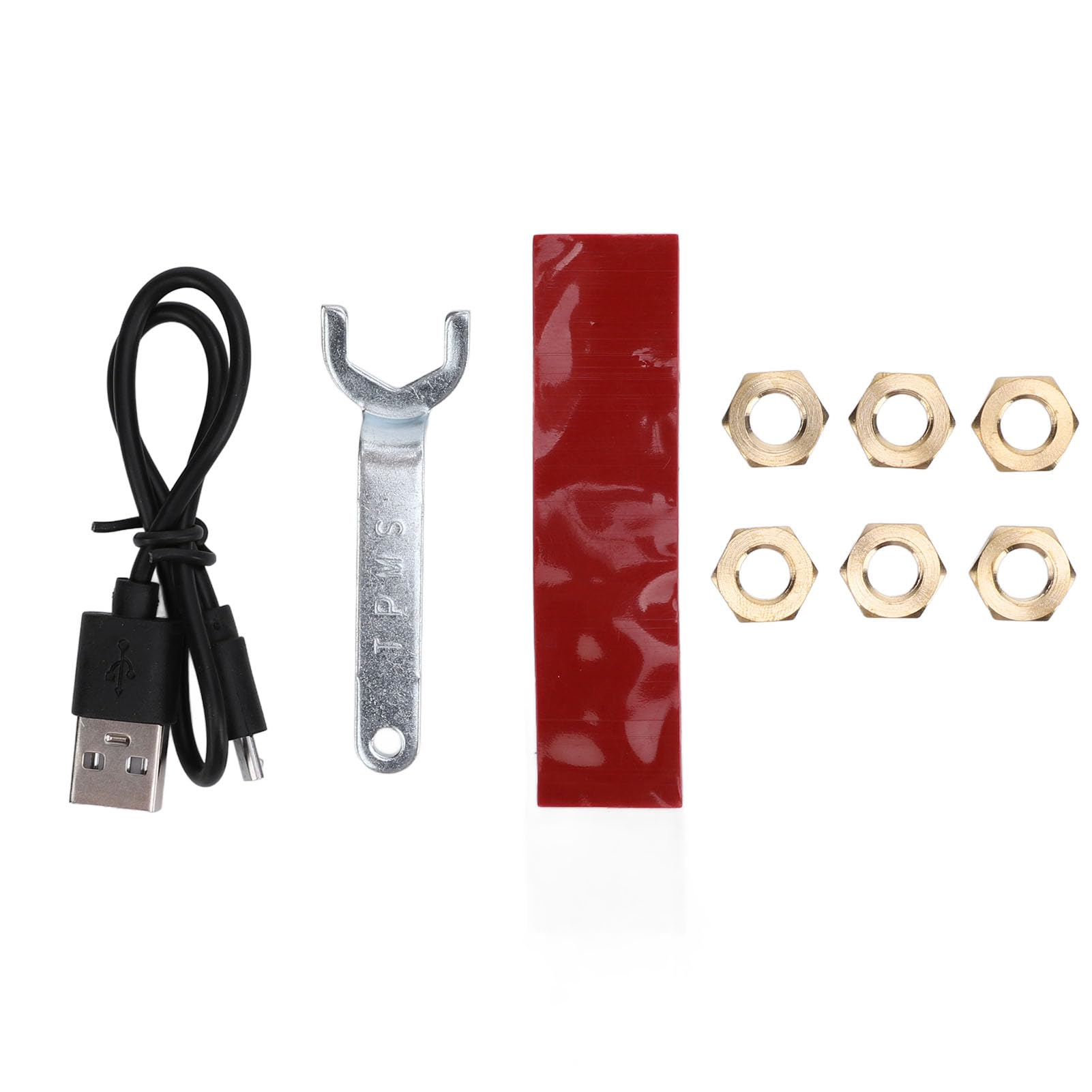 Akozon di Monitoraggio della Pressione dei Pneumatici Carica Solare TPMS con 6 Sensori per Camion RV Monitoraggio in Tempo Reale della Pressione e della Temperatura (15 Bar)