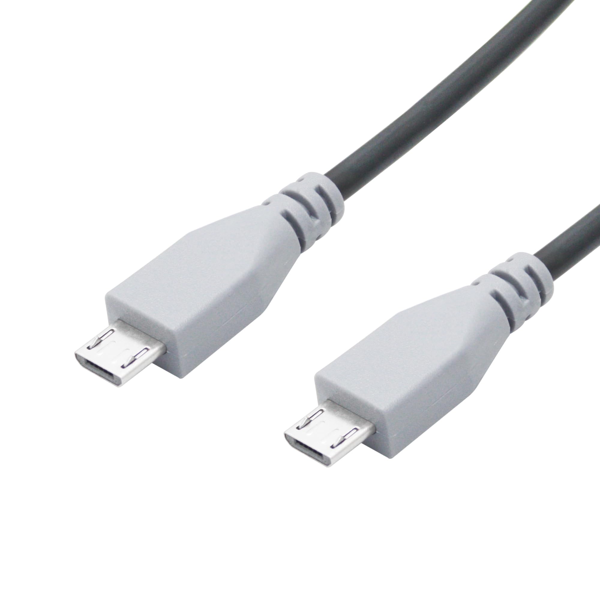 Kabel do ładowania i transmisji danych micro USB męski na micro USB z funkcją OTG, kompatybilny z telefonem komórkowym, tabletem, odtwarzaczem MP3, gamepadem, słuchawkami
