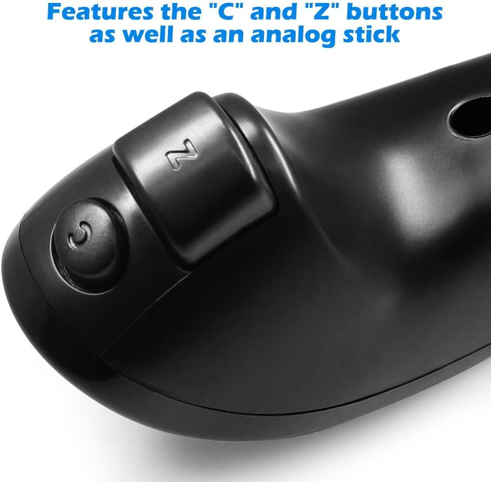 Nunchuck Controller & 10ft Extension Cable Compatible WII & WII U, AFUNTA Controller Replacement with 3m Extension Cable Compatible WII U NES Classic Mini Edition