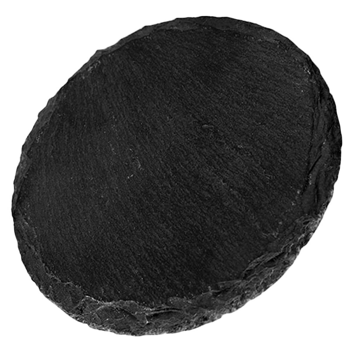 SOLUSTRE 1Pc Creative Food Storage Plate Steak Container for Home Restaurant and Hotel Use Natural Material for Food Display Round Design