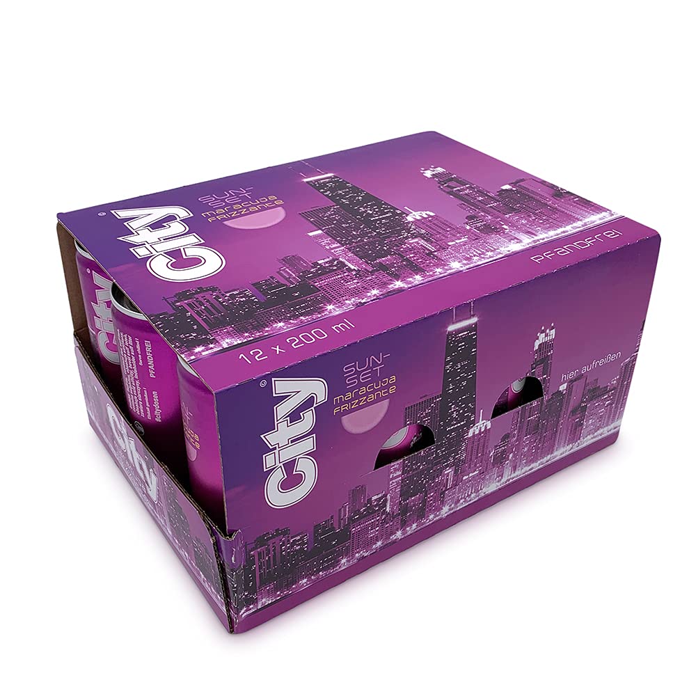 60 x City Sunset Maracuja Frizzante 5,5% Vol / 200ml inkl. EINWEGPFAND
