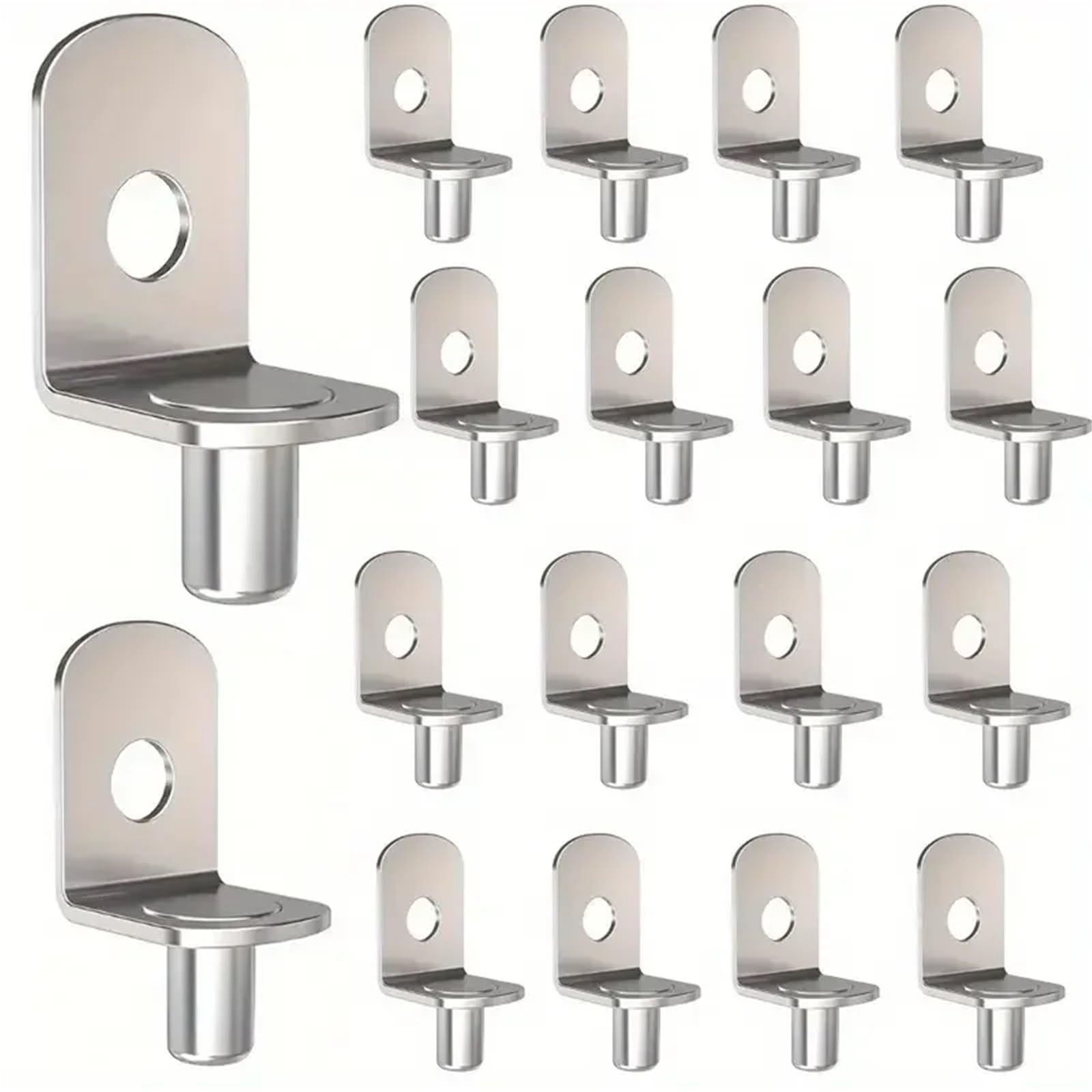 200Pcs Shelf Support Pins Steel Pegs for Kitchen Bookshelf Cabinet