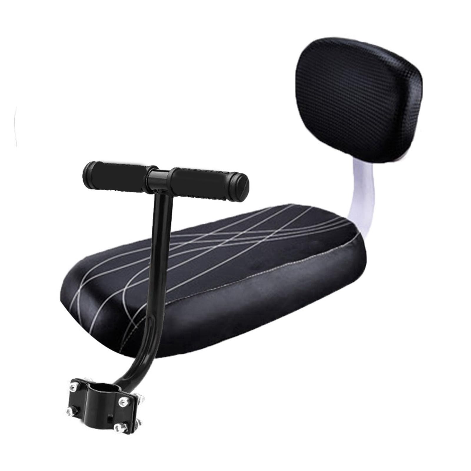 Generic Rower Dziecięcy Poduszka na Tylne Siedzenie Oparcie Podłokietnik Zestaw Podnóżków Miękka Odporna na Zużycie dla Bezpieczeństwa Roweru Dziecięcego 1 Zestaw