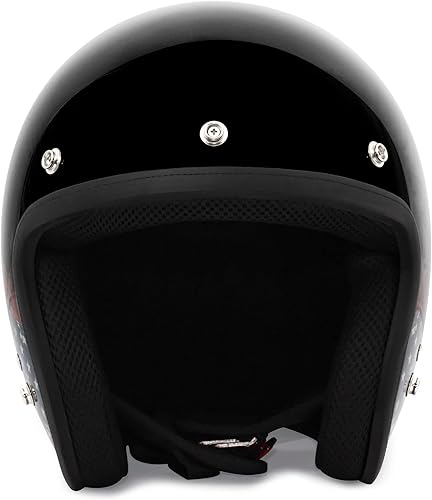 Miniatura 5 de VCAN Casco de motocicleta V85C 34 de cara abierta aprobado por DOT