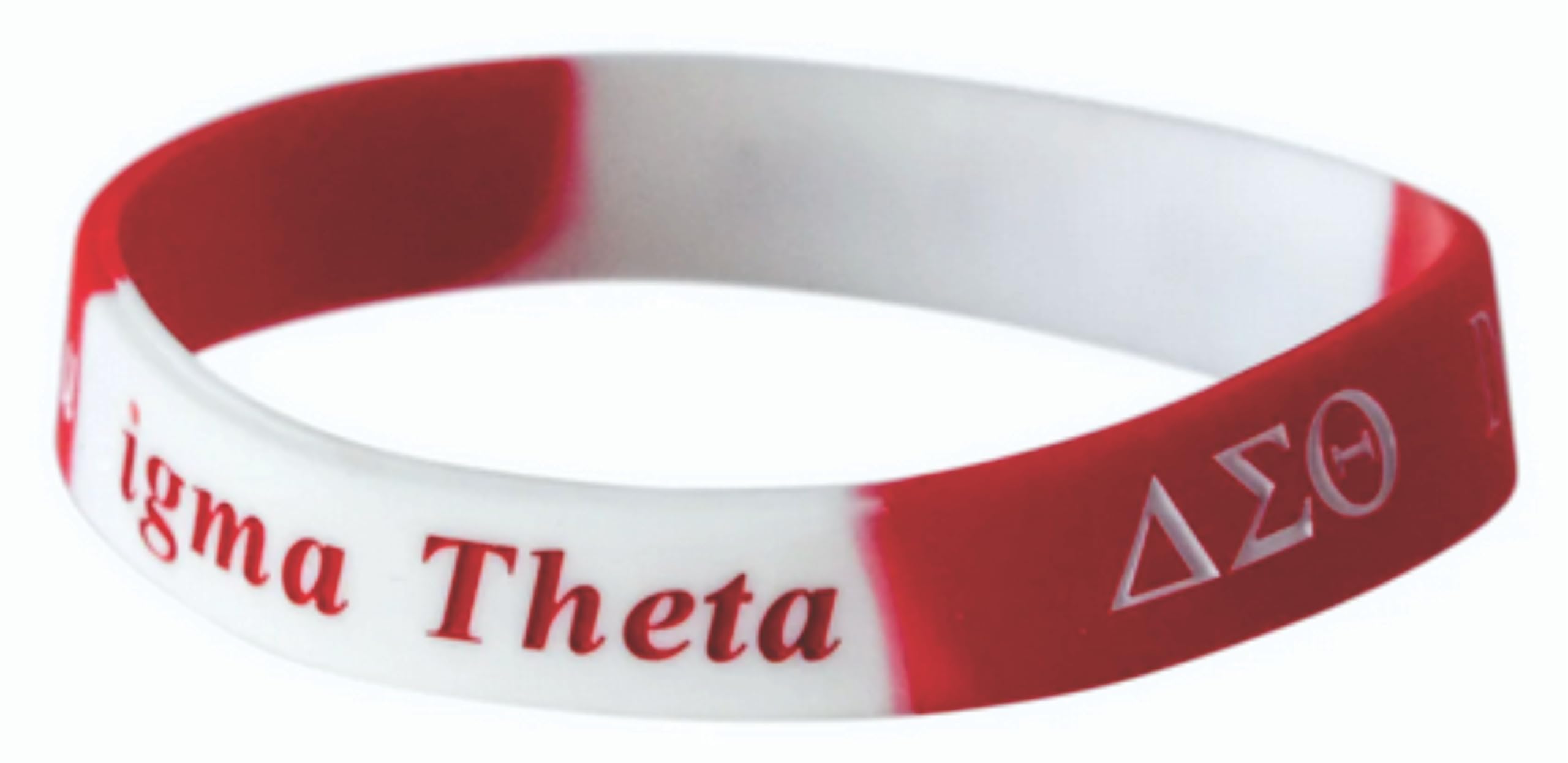 Delta Sigma Theta Silicone Bracelet