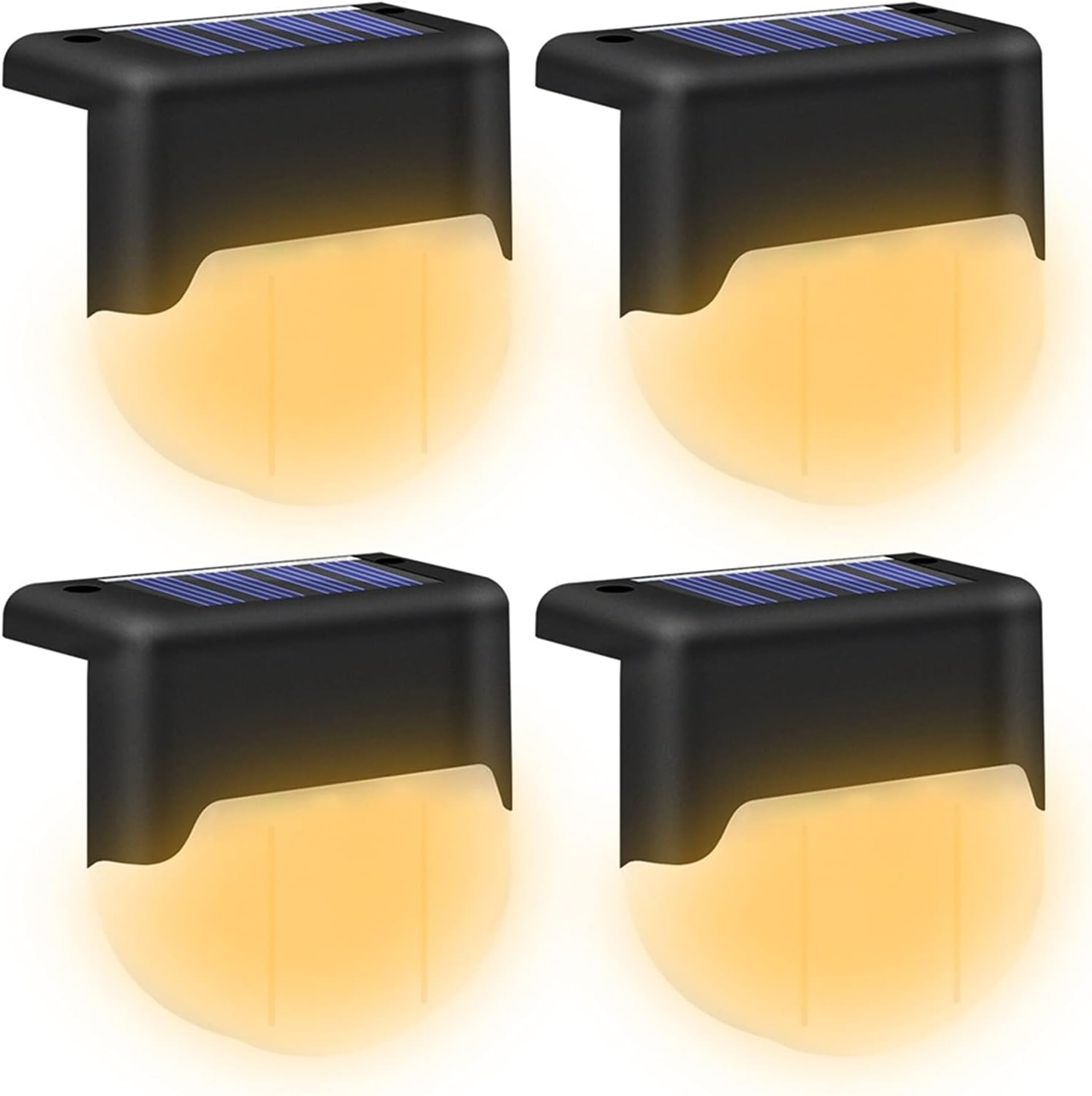 Amazon.co.jp LEDストリングライト 導いたソーラーランプパス階段屋外防水壁ライトガーデンランドスケープステップデッキライト