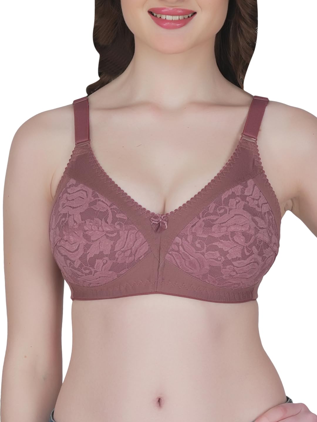 Eve's BeautyWomen's Full Coverage Bra | Non Padded | Every Day Comfort Bra