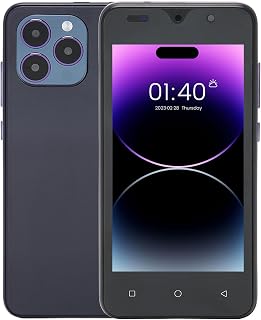 Celular Desbloqueado, Três Slots de Cartão Frontal 2MP e Traseira 5MP Smartphone Desbloqueado Plugue Dos EUA 100-240V Com Bateria de Lítio de 4000mAh para Assistir a Vídeos (Roxo)