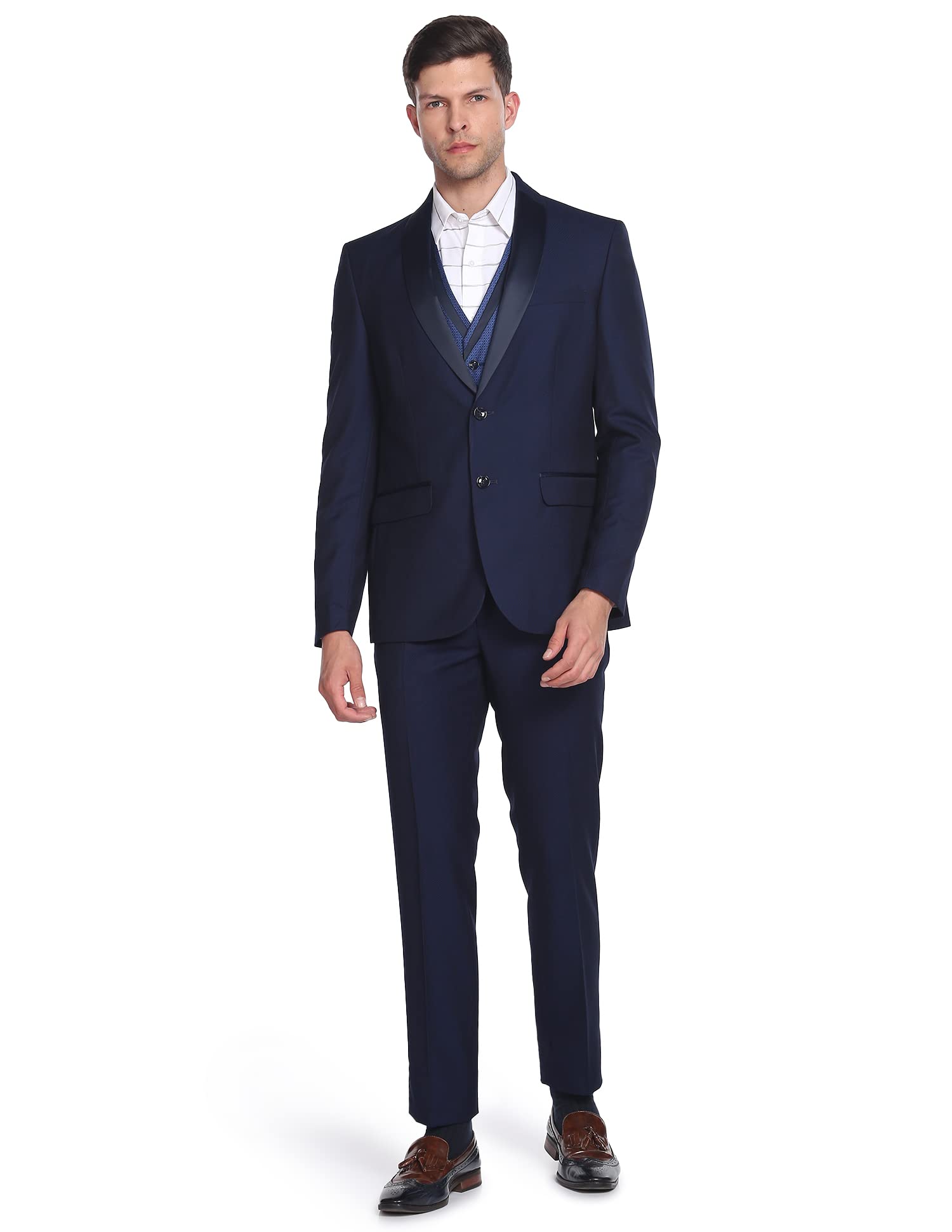 arrow Men's Polyester Single Breasted Suits-picture-48