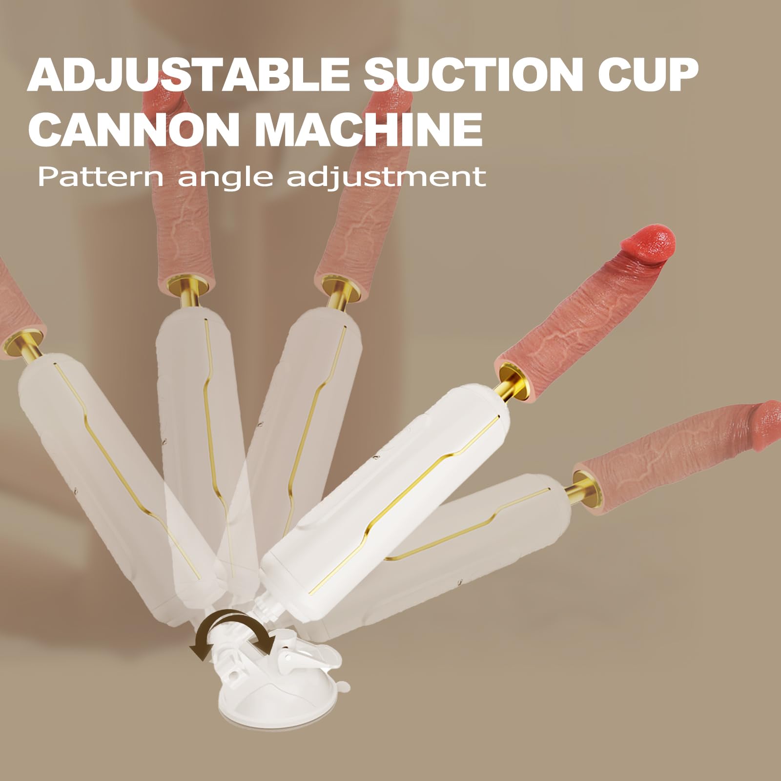 Macchina di piacere con dildo realistico – Vibratore penetrante automatico, 6 modalità di vibrazione e avanti e indietro, dildo a ventosa grande formato per stimolazione G-Spot/Clitoridea/Anale