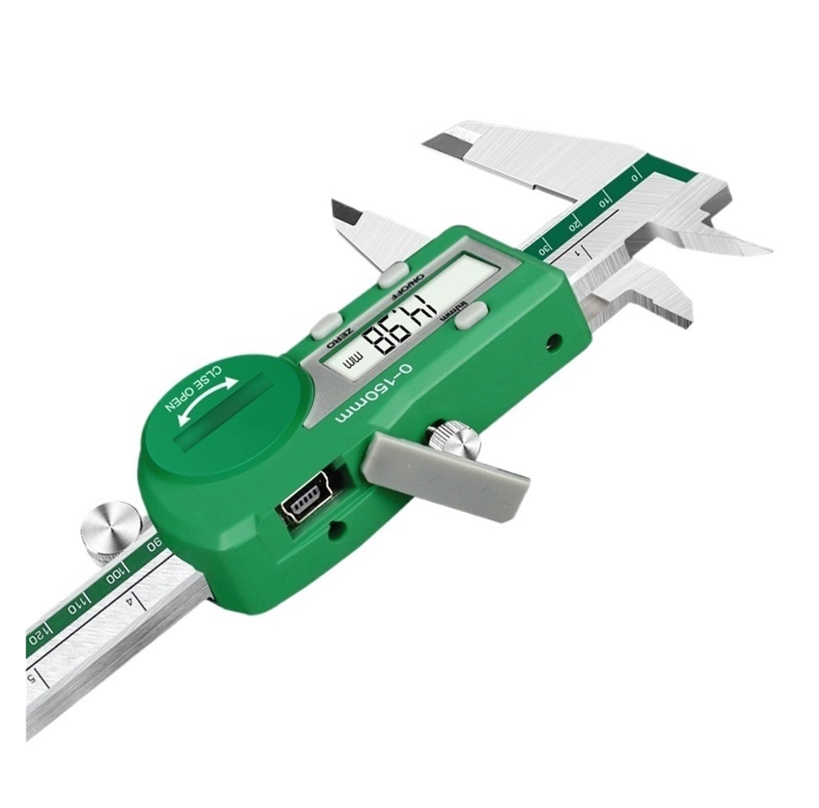 Calibrador Vernier Digital de acero inoxidable, calibrador electrónico de Metal de 6 pulgadas y 150mm, IP54, micrómetro resistente al agua, herramientas de medición de profundidad