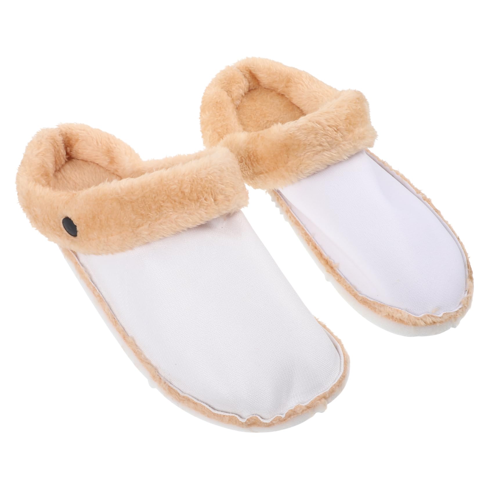 4pares Plantillas De Invierno Cálidas y Desmontables Para Zapatos Forro De Pelaje Insertos Para Zapatos Agujereados