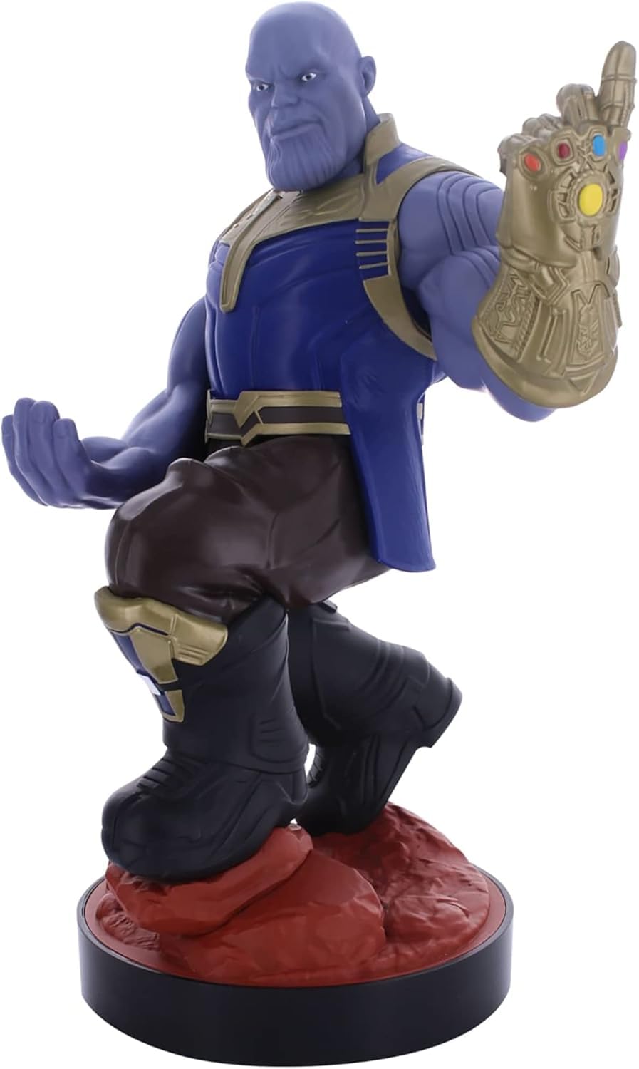 Exquisite Gaming Cable Guys - Support de téléphone et Manette Marvel Thanos - Figurine sous Licence Officielle