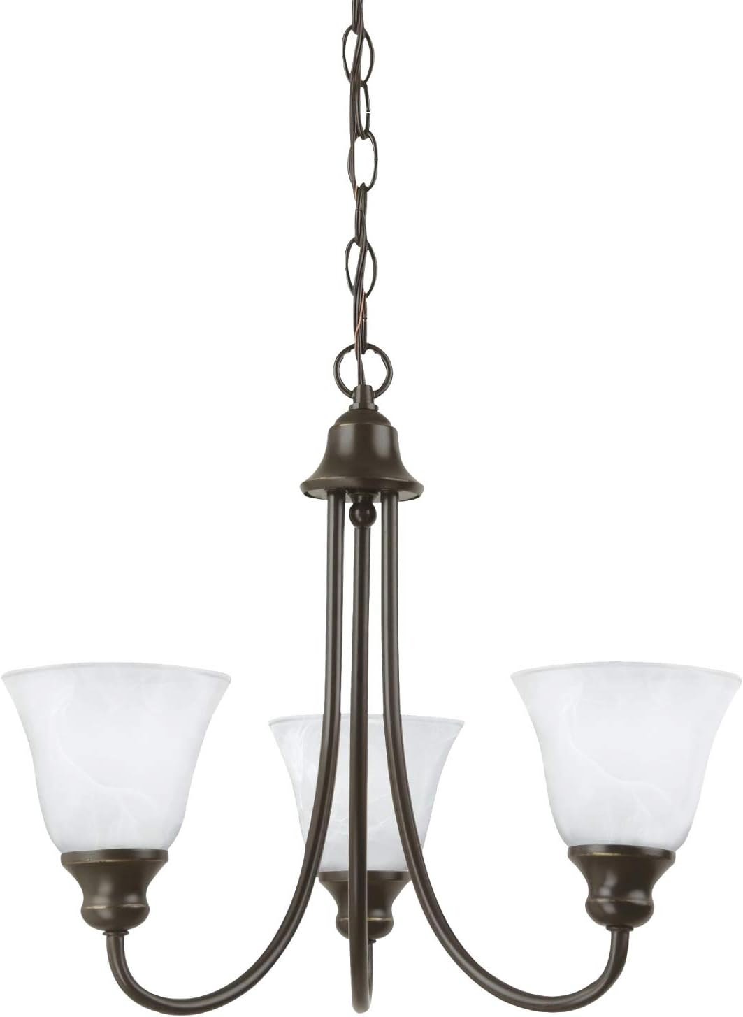 Up To 40% OFF Sea Gull Lighting 35939-782 Windgate Three Light Chandelier, Heirloom Bronze Finish
