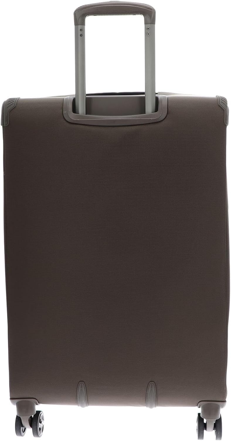 DELSEY PARIS - HELIUM DLX - Set of 3 Ultra Light Expandable Luggage Soft Suitcases - Cabin Luggage 55cm Medium Suitcase 71cm - Mocha - Large Size Suitcase 83cm - Moka
