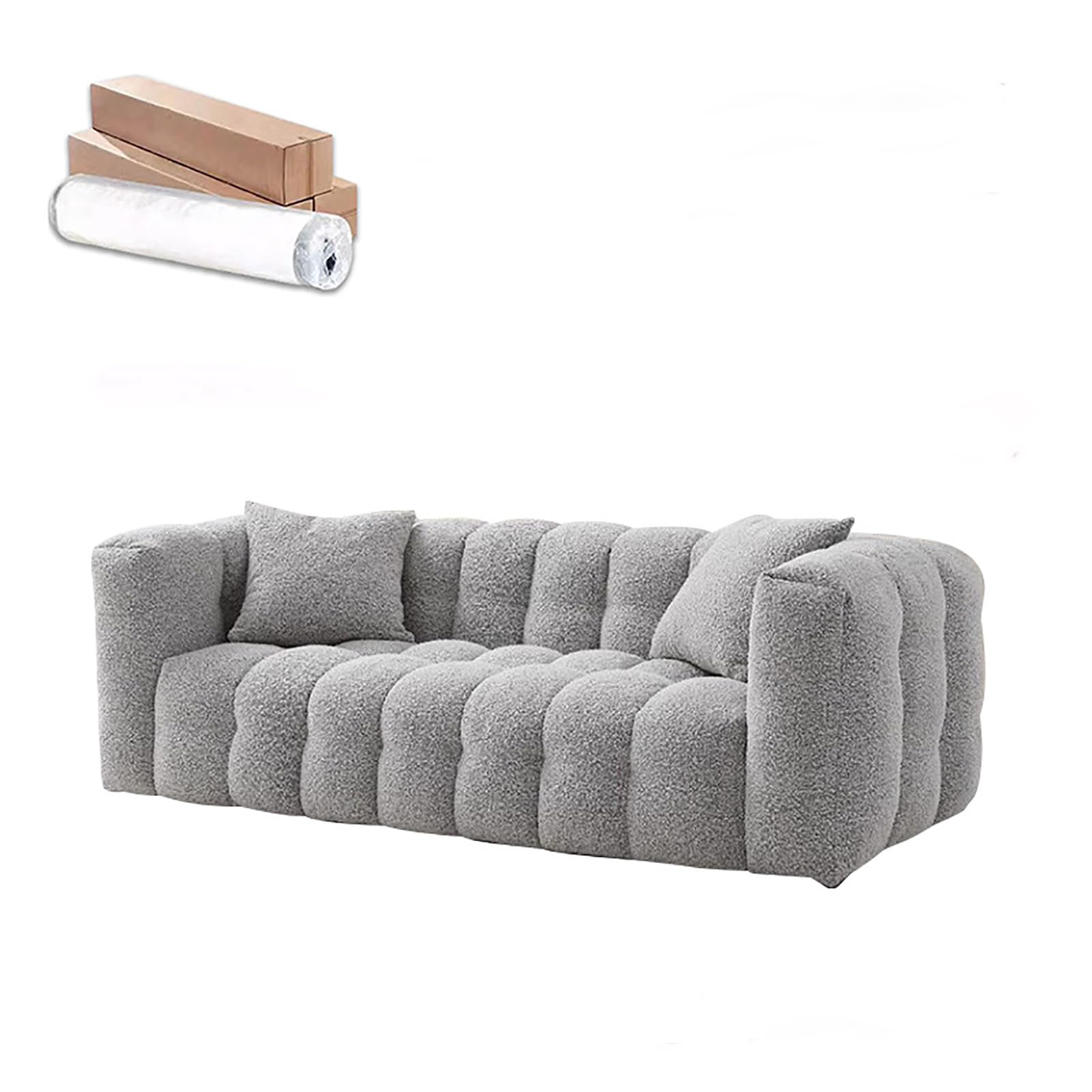 Modular Sectional Sofa with Chaise Lounge Sectional Sleeper Sofa Chaise Sofa Bed Couch for Living Room,174cm