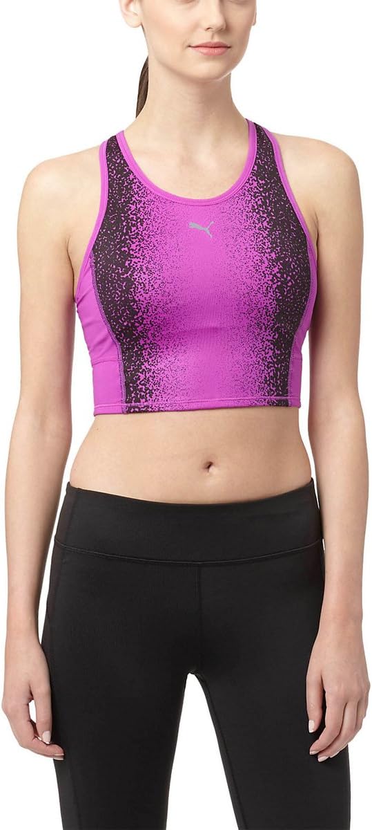 PUMA Women's All Eyes On Me Cardio Crop Top