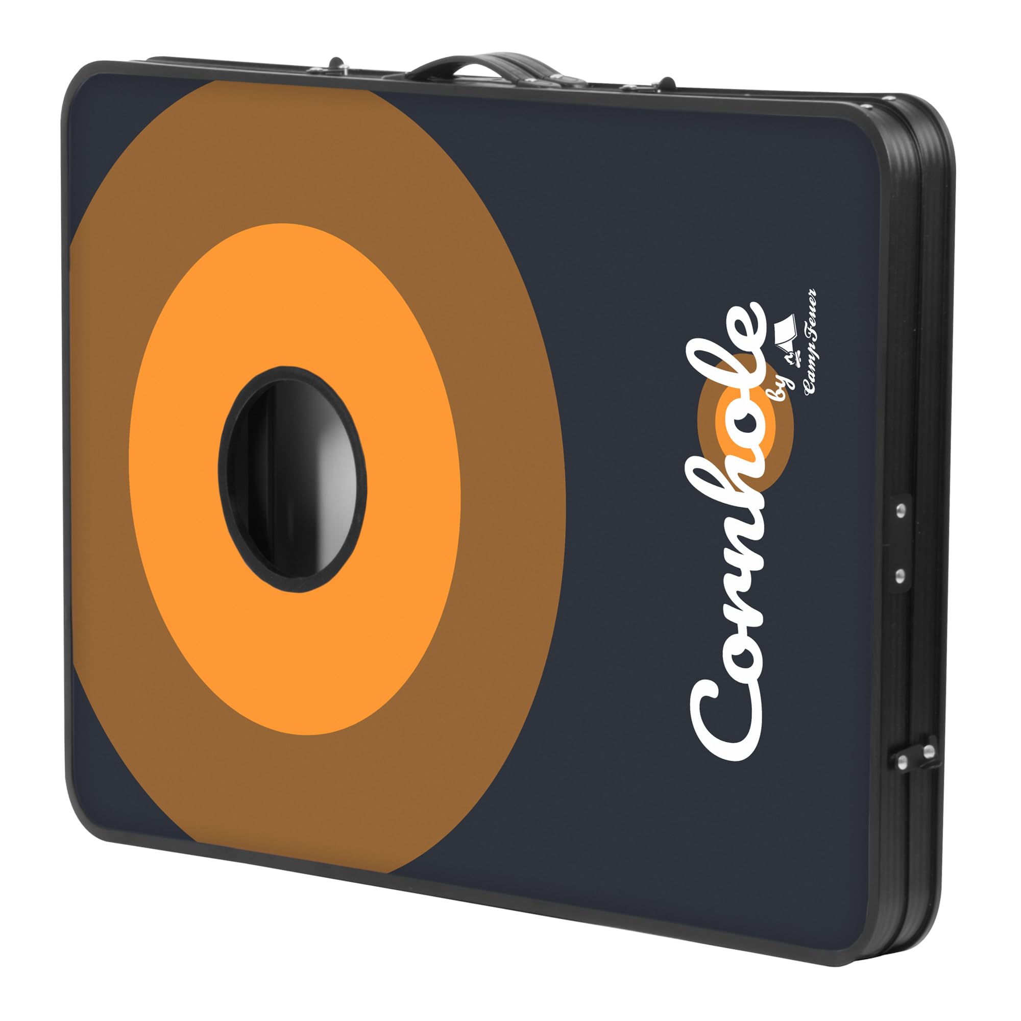 CampFeuer Jeu officiel de Cornhole pour l'extérieur | Jeu de 2 planches, 8 sacs de lancer avec sac de rangement | 90 x 60 cm | Jeu de trou borgne, jeu de lancer, Bean Bag Game, jeu de jardin, jeu de
