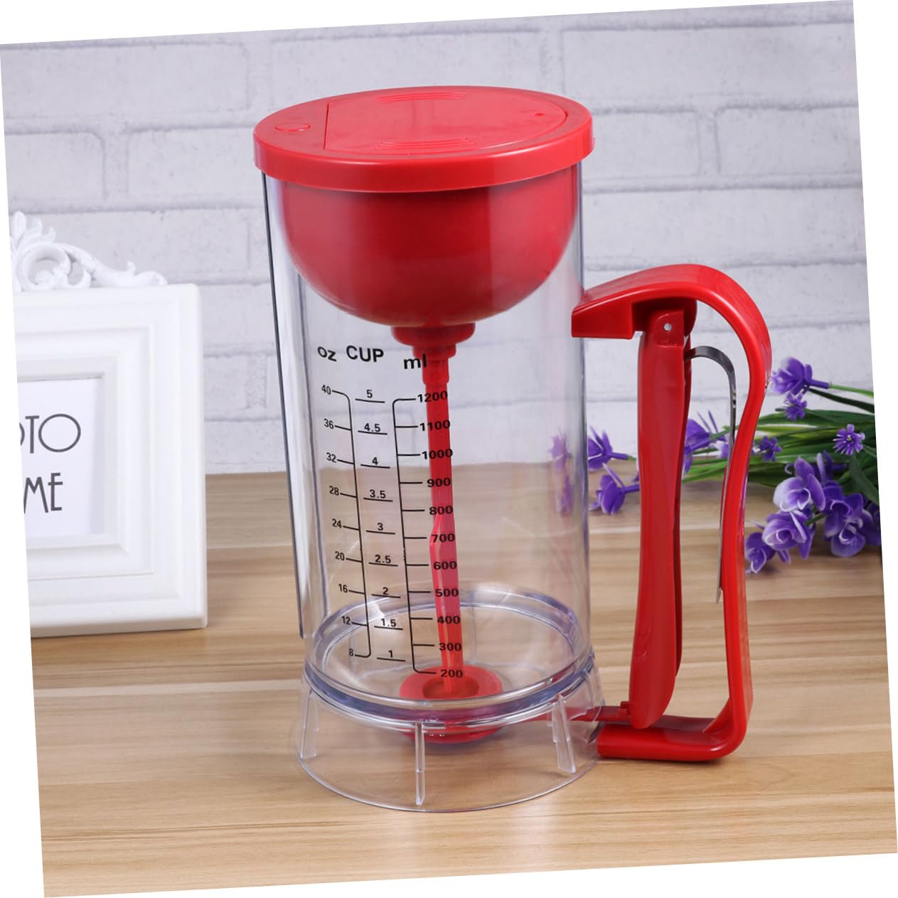 YARNOW Dispensador De Panqueques Separador De Grasas Dispensador De Masa Para Panqueques Herramienta Para Hornear Dispensador De Masa Para Pasteles Eléctrico Amasadora