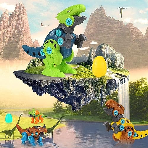 Carastek 4PCS Dinosauri Giocattolo per Bambini