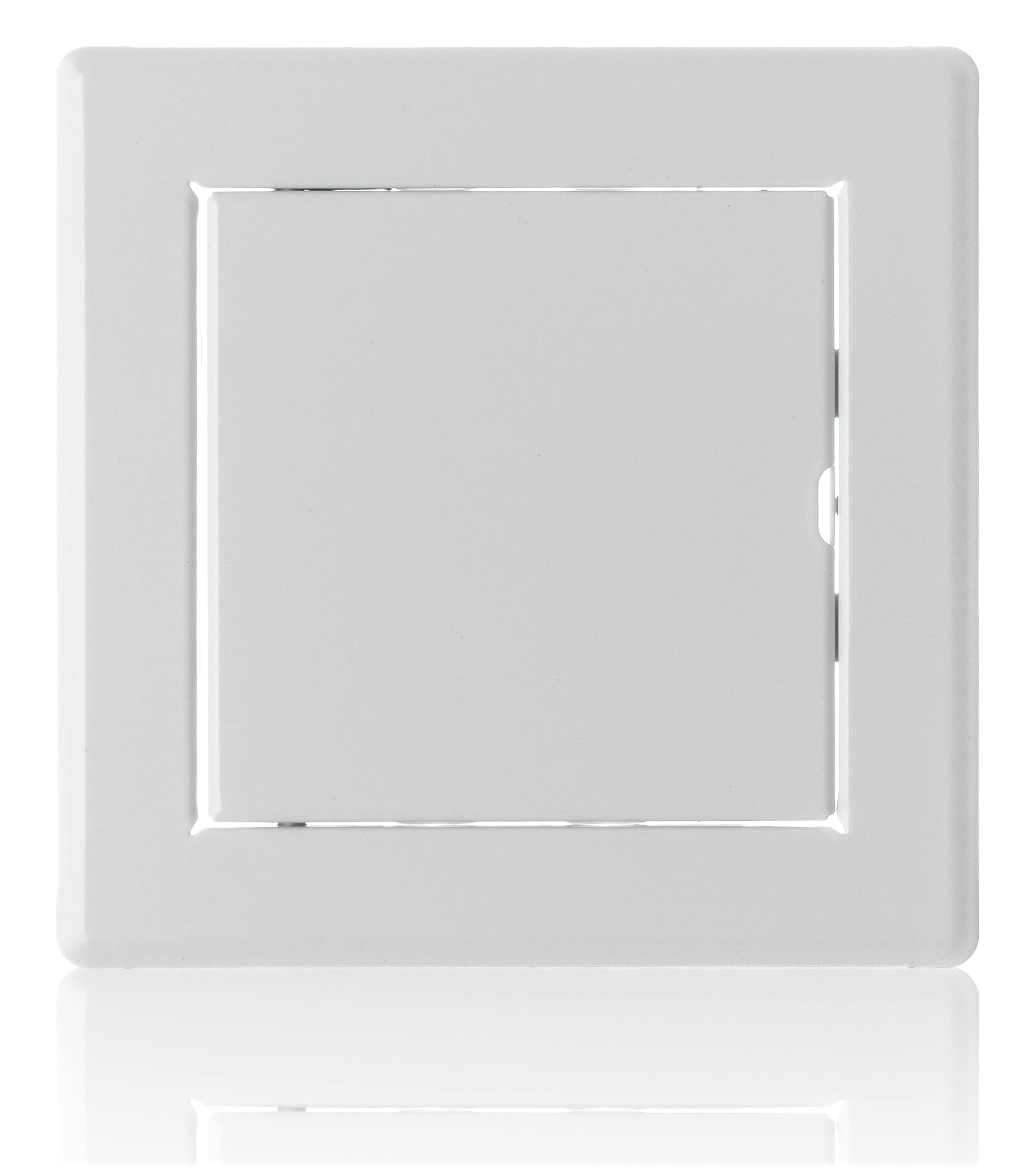 100x100mm / 4x4 inch Steel Access Panel - White Inspection Hatch for Drywall - Metal Revision Door for Plumbing, Electricity, Building