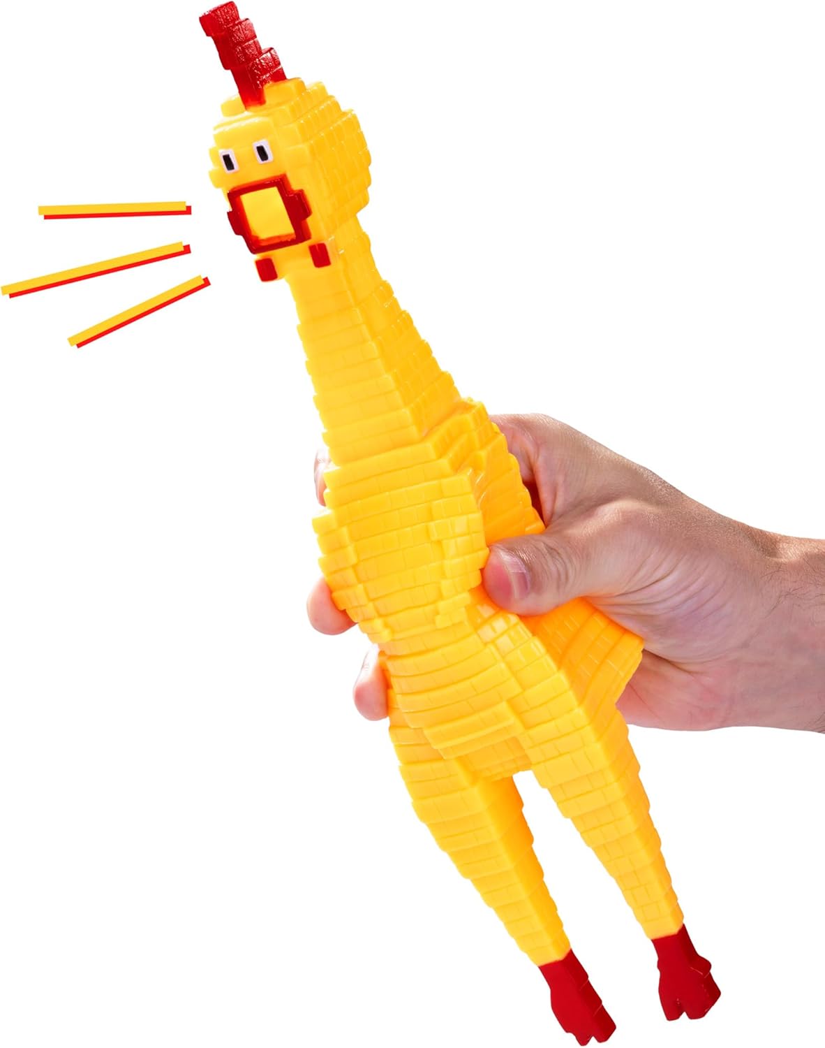 Animolds Squeeze Me Rubber Chicken Toy Screaming Jamaica Ubuy
