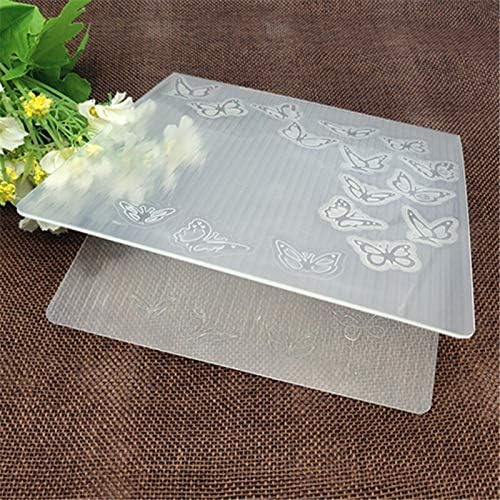Miniatura 3 de Borboleta impressão DIY plástico gravando pastas para DIY Scrapbooking Papel artesanato/Cartão que faz suprimentos de decoração