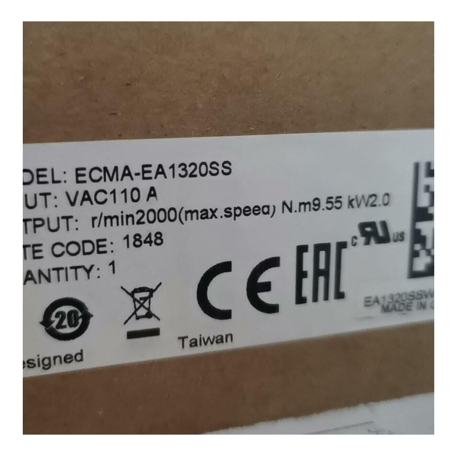 ECMA-EA1320SS nowy i uszczelniony w pudełku ECMAEA1320SS 1 rok