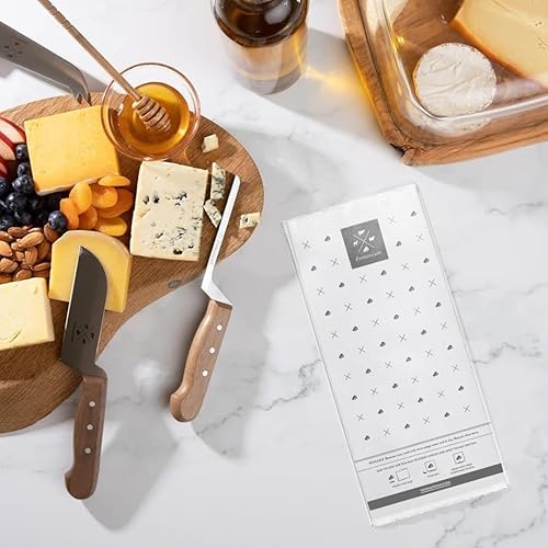 Miniatura 4 de Formaticum - Juego de 10 bolsas reutilizables para almacenamiento de queso  Tamaño 5" x 11"  Bolsa de almacenamiento de queso de grado profesional