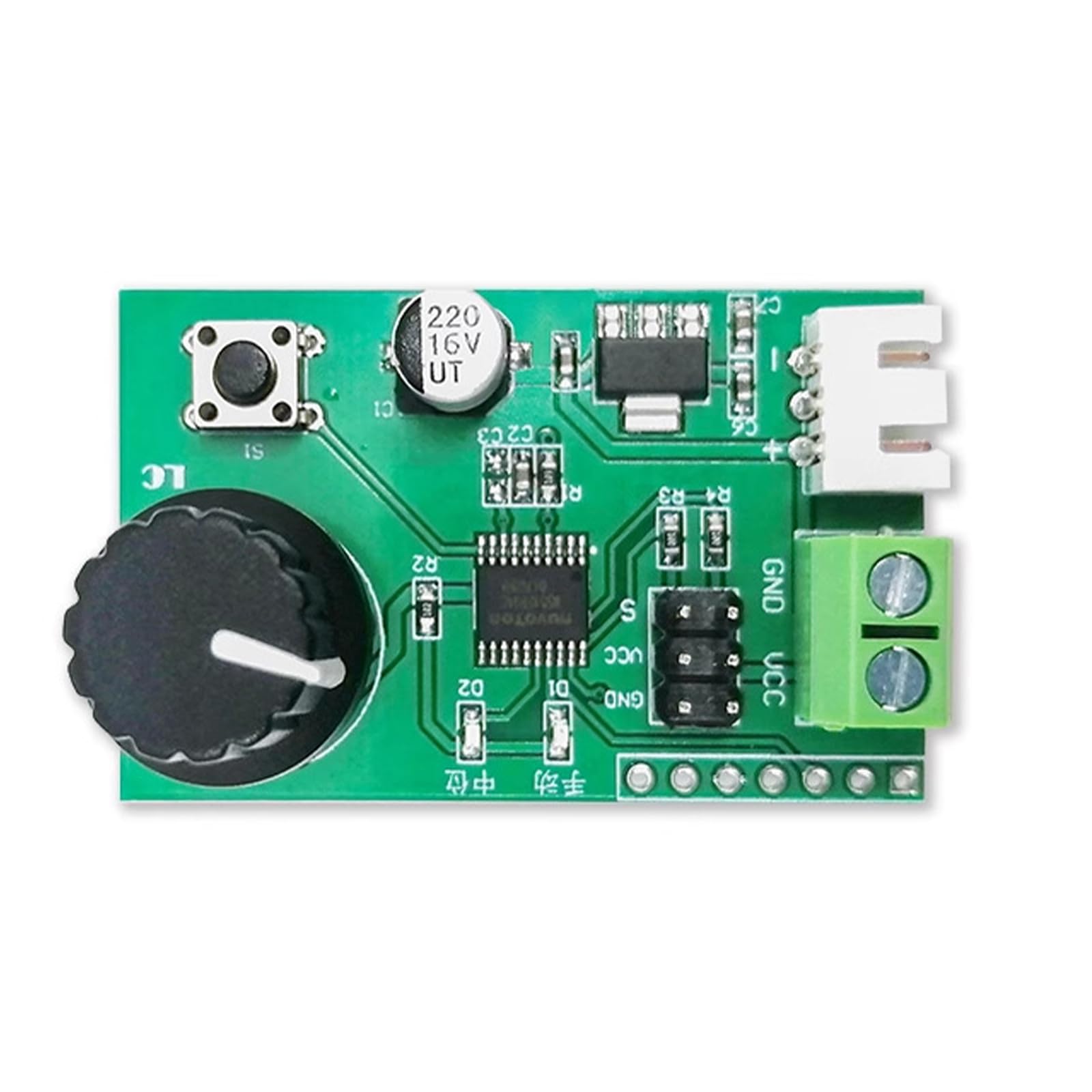 Maxtonser 2 Channel Servo Tester Controller Debugging Circuit Board with Manual Knob and UART Interfaces for Robotics