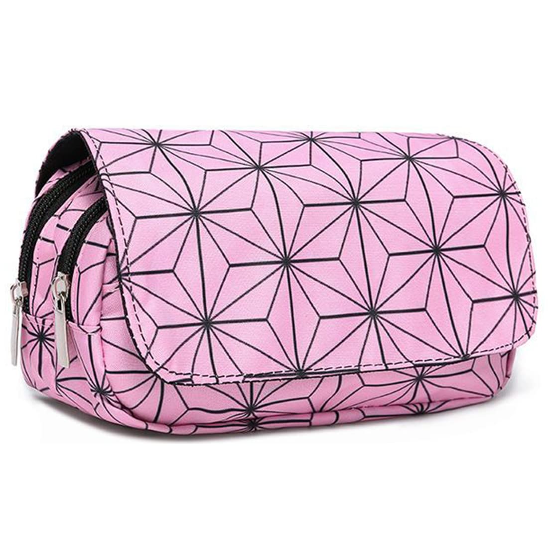 TWSTIV Anime Kamado Tanjirou Nezuko Cosplay Pencil Case Pencil Pouch Holder Pencil Box Stationery Bag Large Capacity with Zipper (4.Kamado Nezuko)