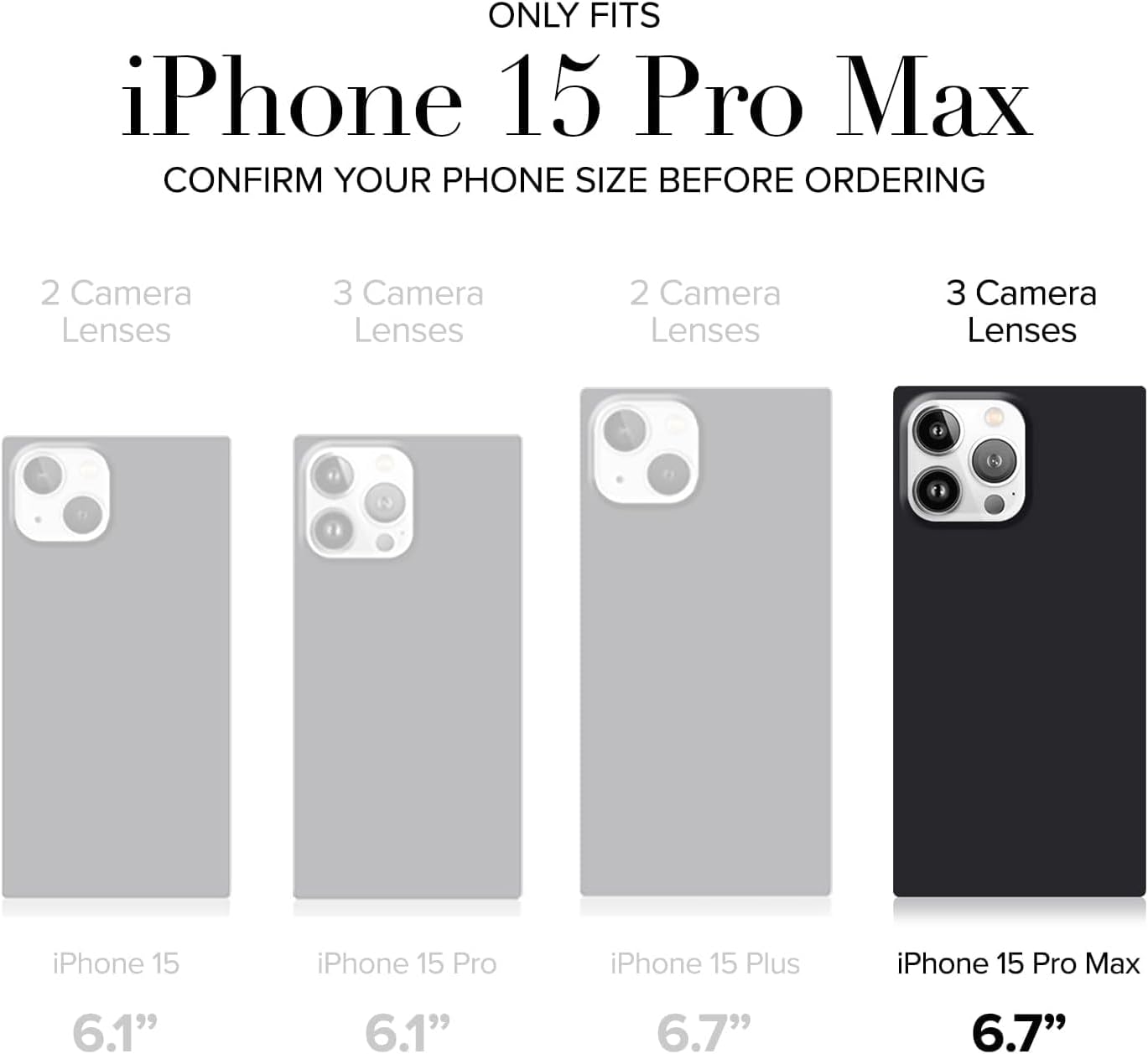 Flaunt Official Square Protective Case - Compatible with iPhone 15 Pro Max - Compatible with MagSafe - Drop-Tested & Shockproof - The Official Square Phone Case (Abalone Shell)