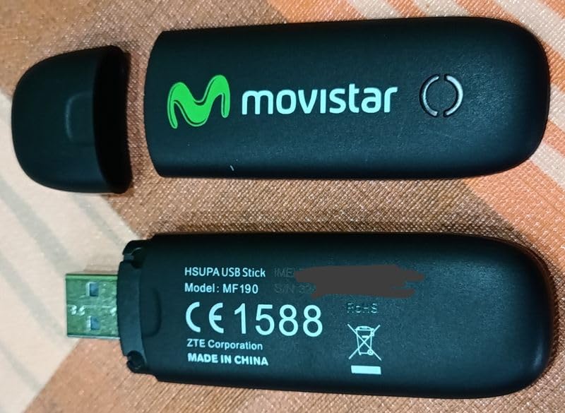 Módem 3G Compatible con SIM ZTE MF190 Libre Válido para Cualquier Operador