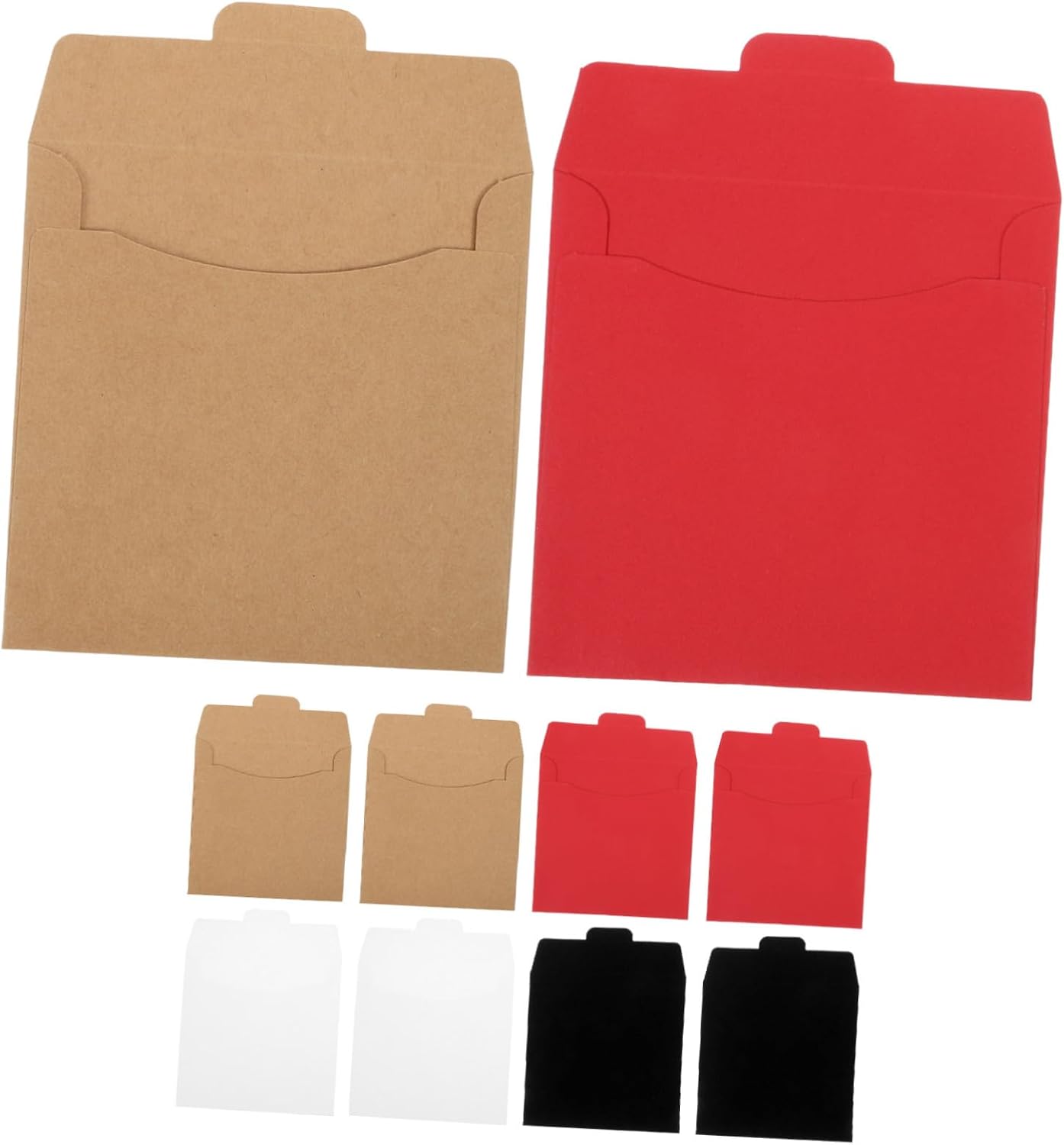 Garneck 20pcs Kraft Paper Cd Dvd Sleeves Options for Easy Organization Storage Holders for Disc and Categorization