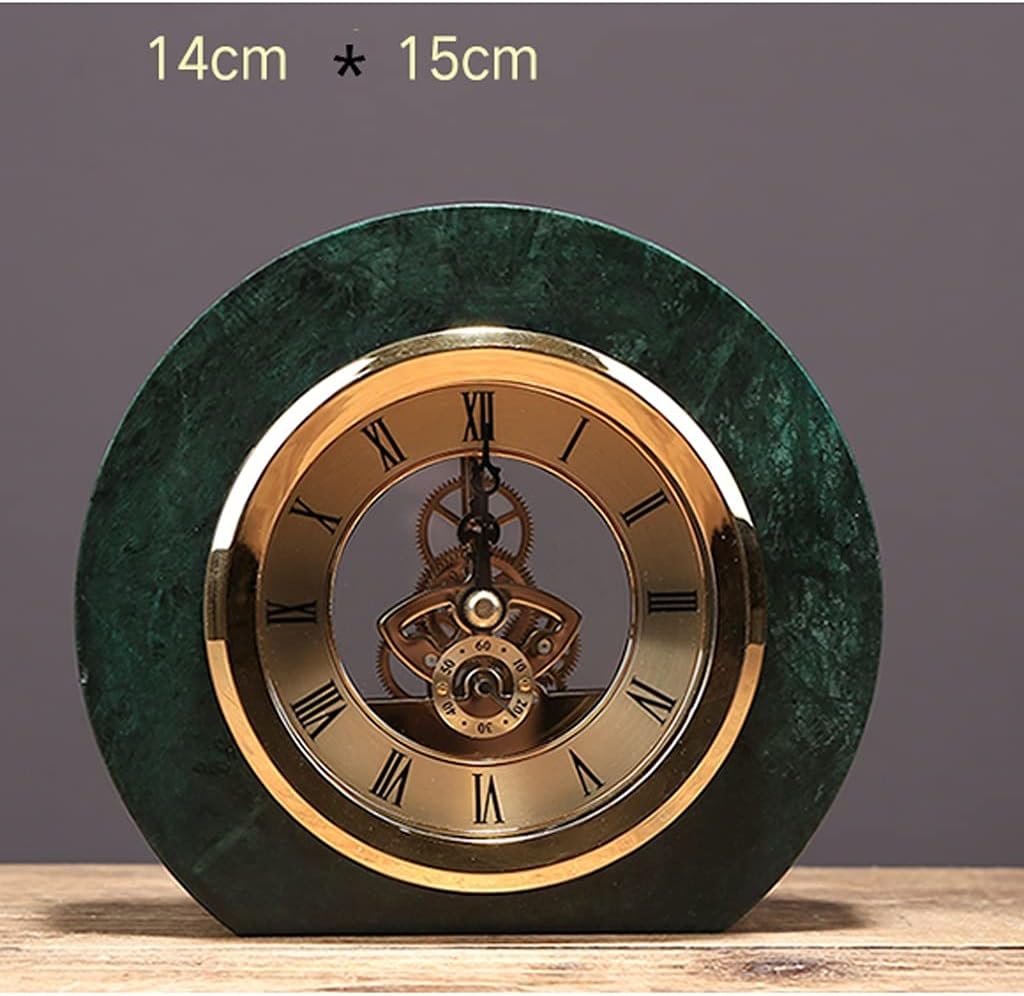 FMURY Nordic Table Silent Bedroom Antique Table Watch Desk Clock Living Room Home Decor Gift Ideas