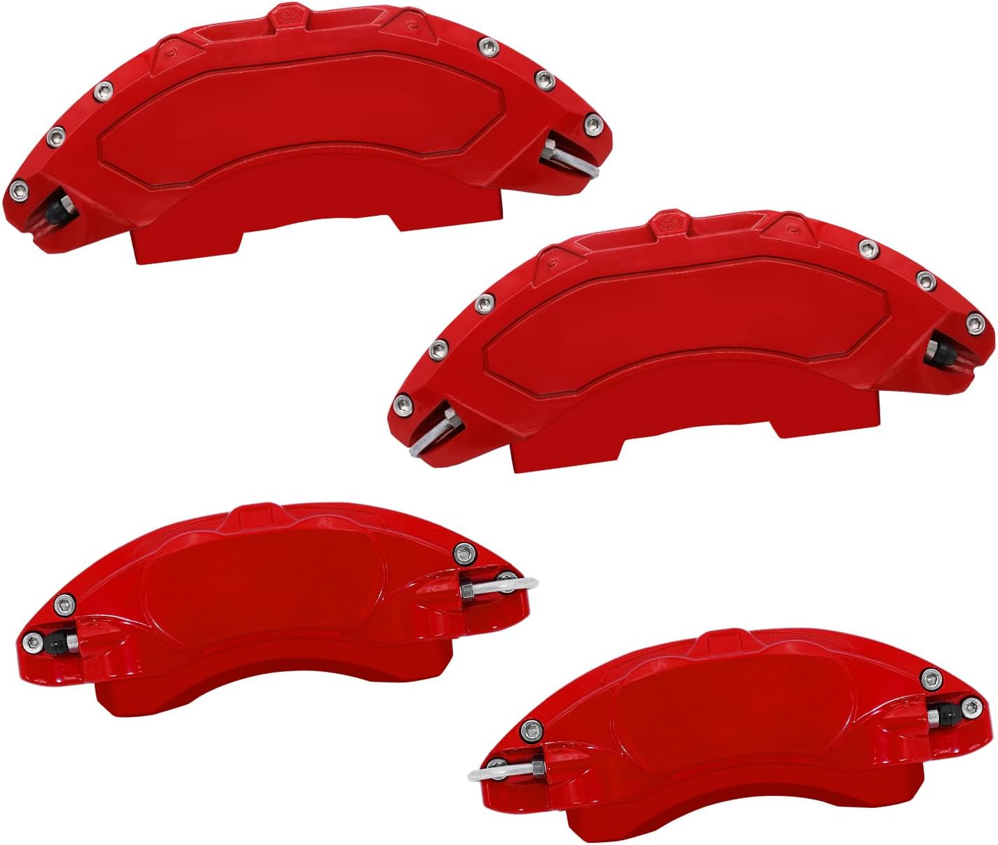 AOOA Caliper Covers Red Aluminum Brake Caliper Covers Fit for Mazda CX-50 2023-2025 （front and rear）(18-inch wheels and up)