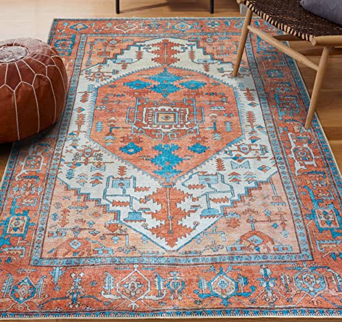 Monolia Machine Washable Area Rug, Non Slip Rug For Living Room, Bedside, Bathroom, Kitchen, Classroom Rug, Boho Decor (3' X 5') #TOP2