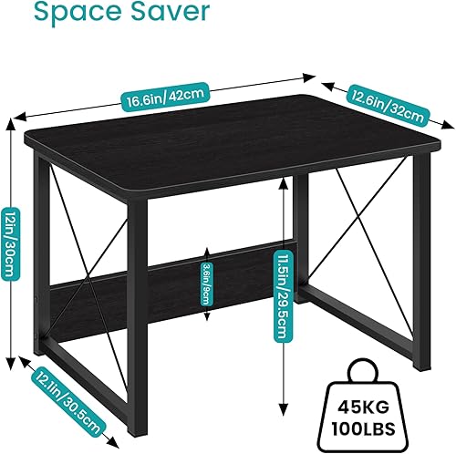 Miniatura 4 de ELITEROO Soporte para Impresora de Escritorio con Almacenamiento, Soporte de Mesa Estantes Pequeños de Escritorio Organizador para HogarOficina,