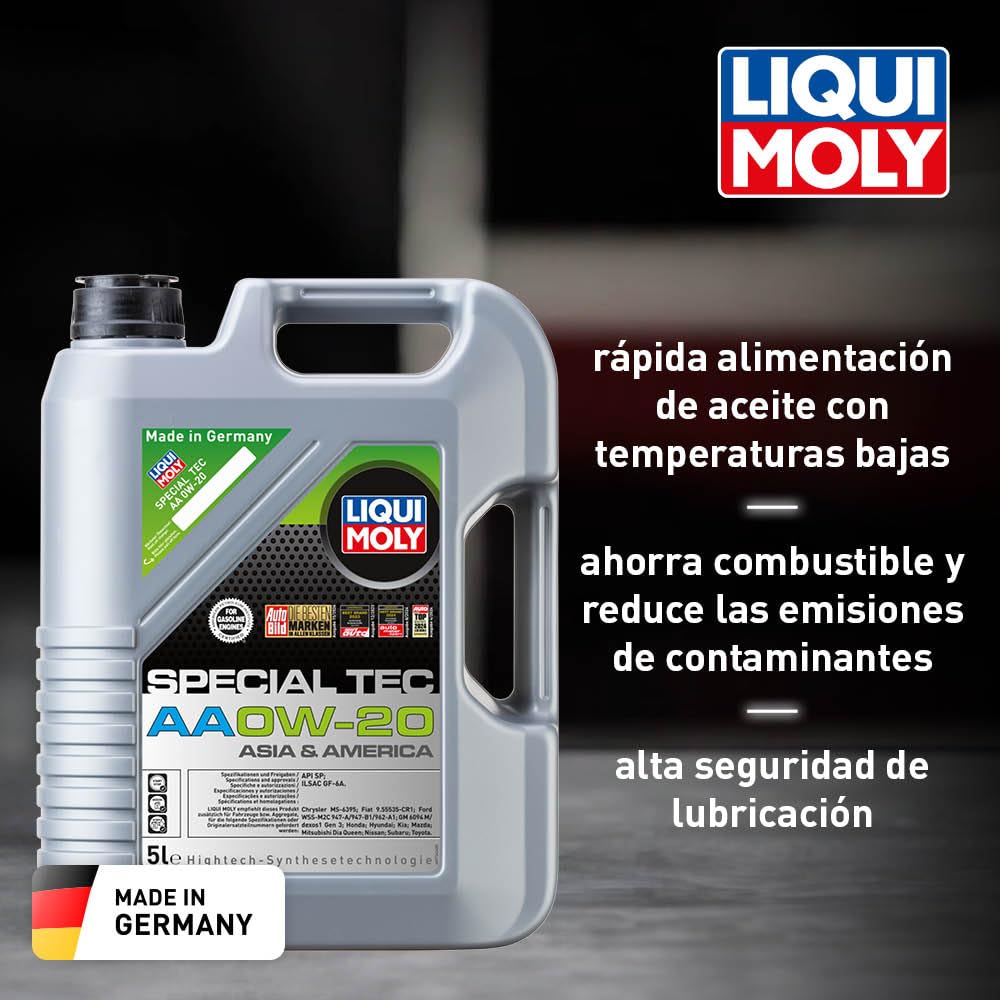 LIQUI MOLY Special Tec AA 0W-20 | 5 L | Tecnología de síntesis Aceite de motor | 6739