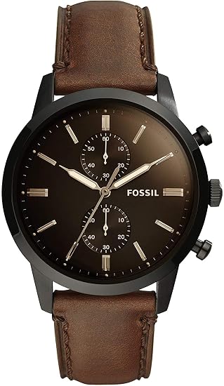 Fossil Analog Black Dial Men's Watch 