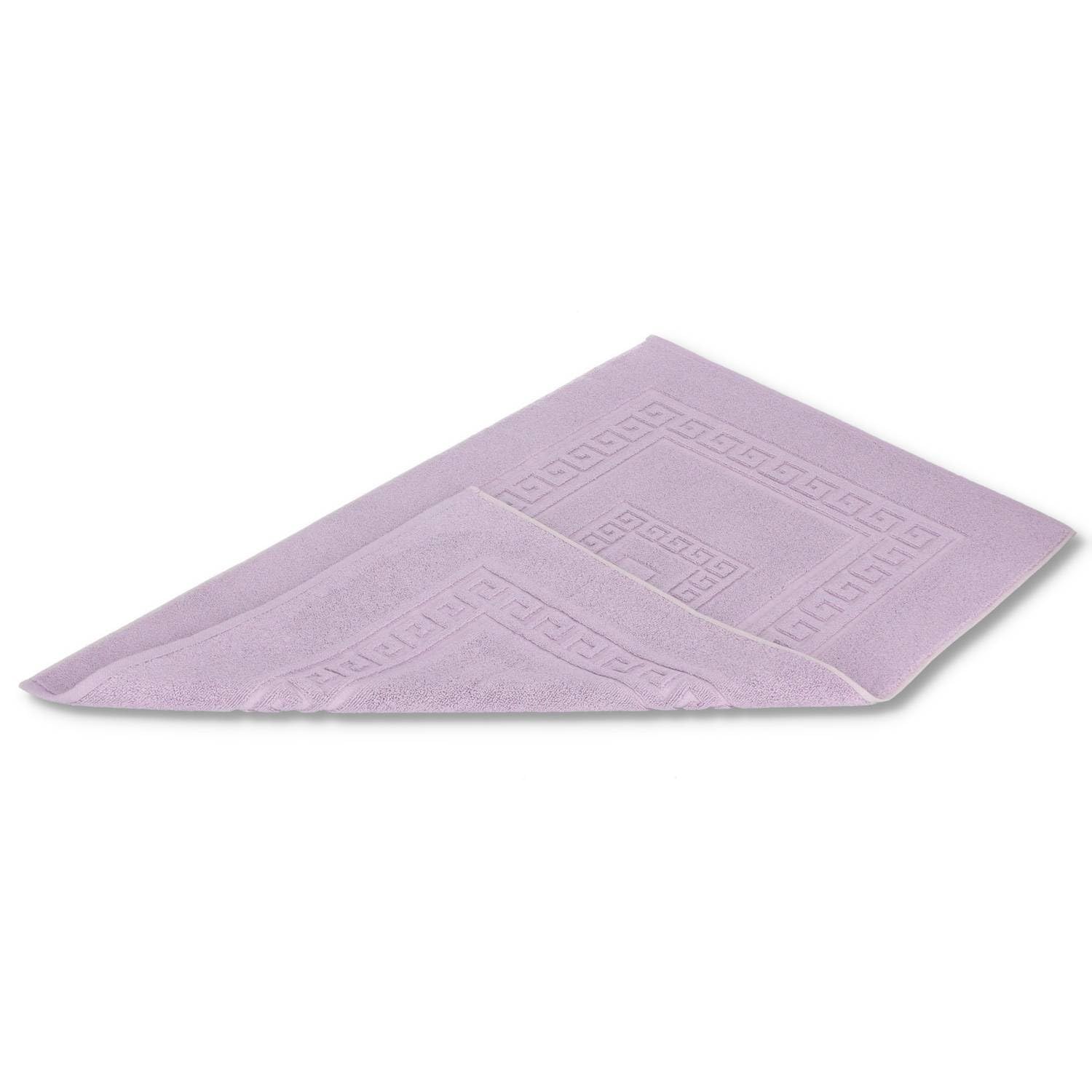 Casatessile Bath mat from the shower 45 X 60 cm. Torino absorbent cotton bathroom mat without slip resistance - ROSA