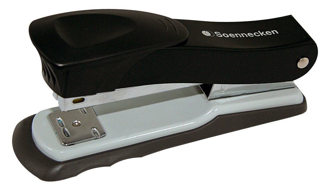 Soennecken Stapler 3159 up to 20 Sheets Metal 24/6 26/6 Black