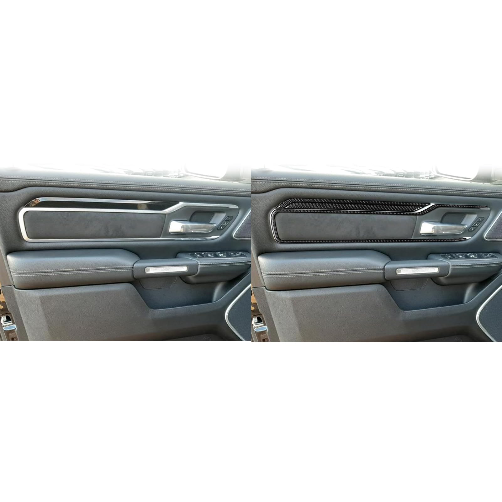 Interior A-pillar Grab Handle sticker Trim For Dodge RAM 1500 2018 Interior A-pillar Grab Handle sticker Trim For Dodge RAM 1500 2018
