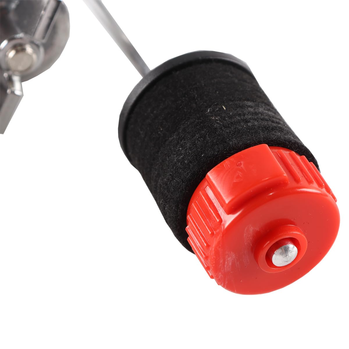 Pince De Montage pour Batterie, Tige De Bras en L, Bras De Cymbale Chromé avec Support De Support, Accessoires pour Instruments De Percussion, Rouge