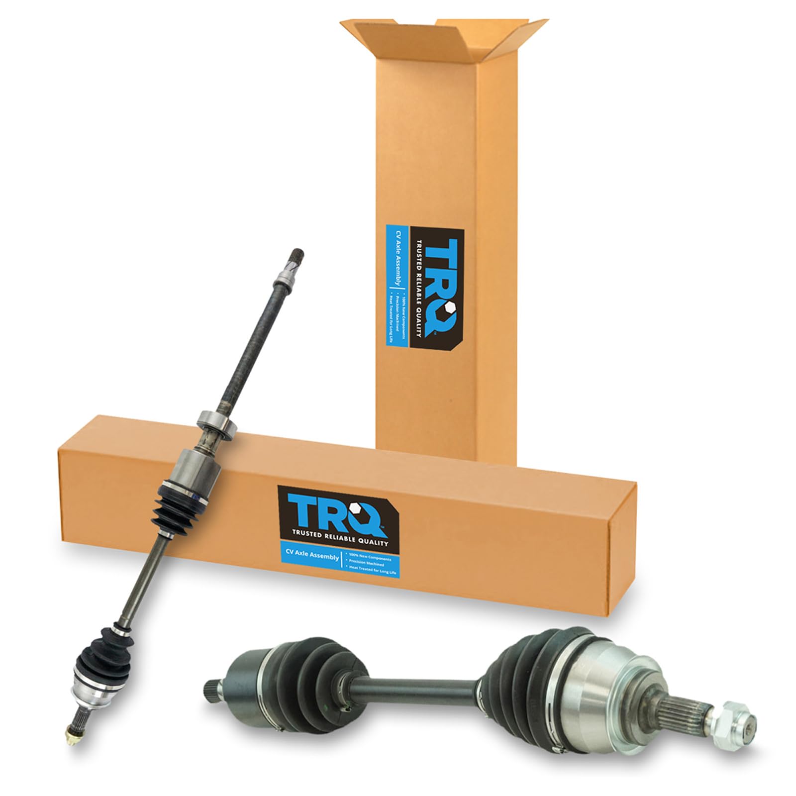 TRQ Front Driver and Passenger Side CV Axle Assembly Set 2 Piece